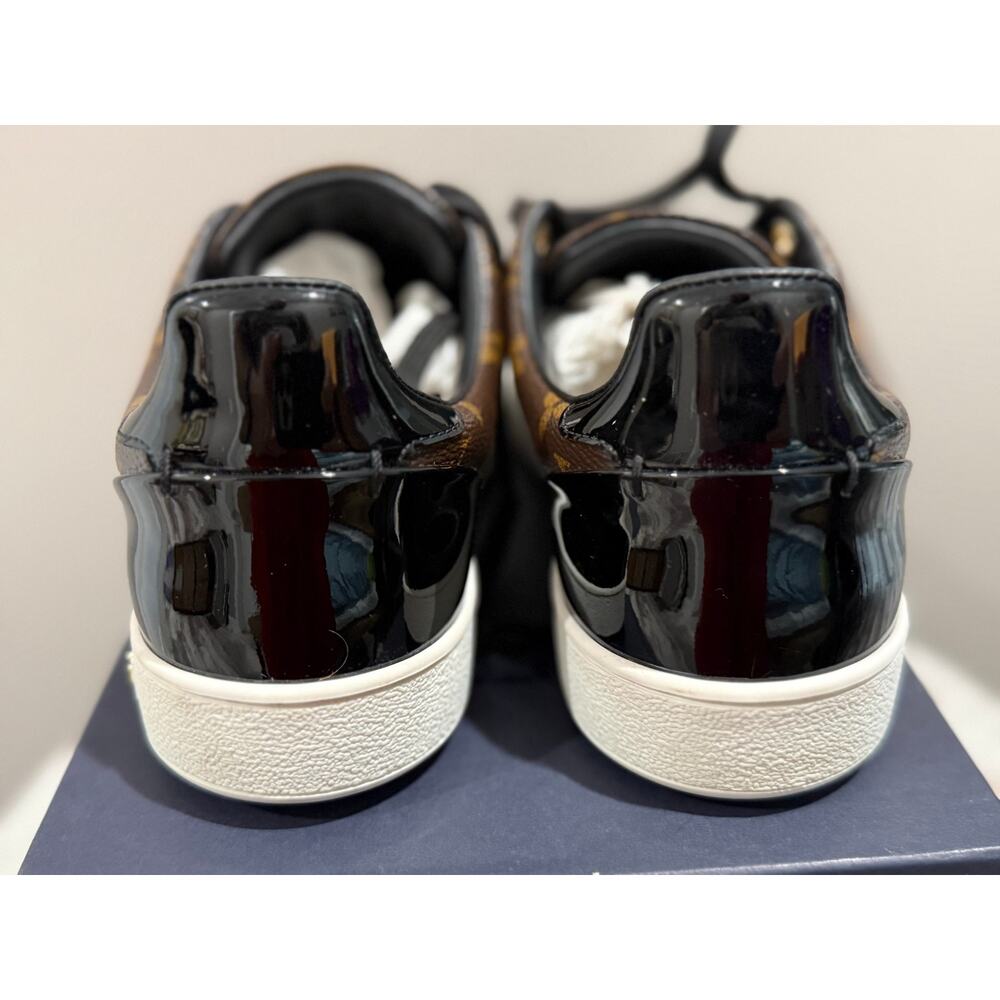 Louis Vuitton Frontrow Monogram Patent Canvas Sneakers with POA. Sz 39 eu 9 wmn - Picture 4 of 14